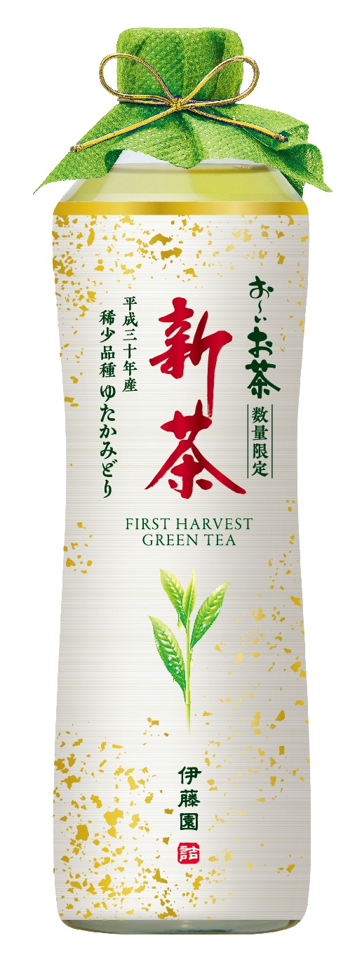 「瓶 お~いお茶 新茶」(375ml)